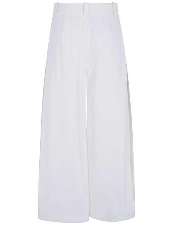 26FW 조르지오 아르마니 스트레이트 팬츠 GW003478TE16469 U8001 WHITE - GIORGIO ARMANI