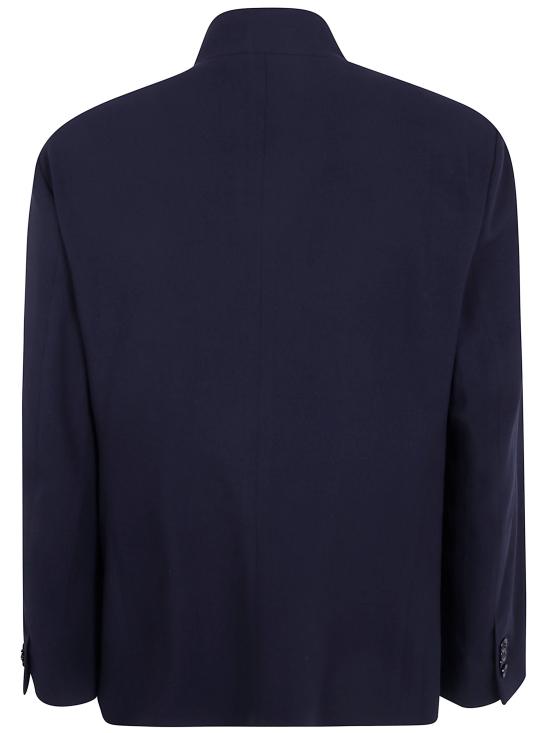 26FW 조르지오 아르마니 가디건 GM004776TE10043 UB109 BLUE - GIORGIO ARMANI