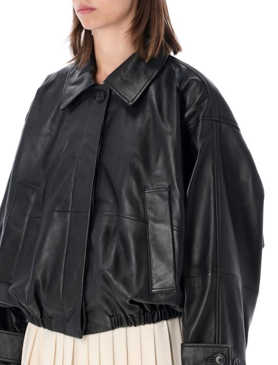 26FW 로에 가죽 자켓 42011248 001 BLACK - ROHE
