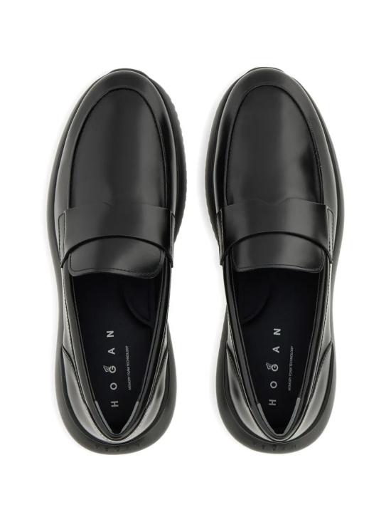 26FW 호간 로퍼 HXM7090FZ30U1M099 B999 BLACK - HOGAN