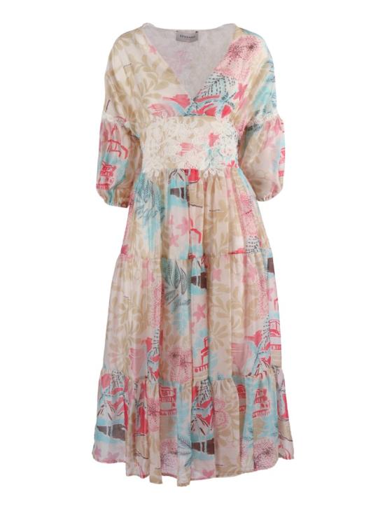 26SS 에르마노 설비노 원피스 D48EQ054EC4 Multicolor