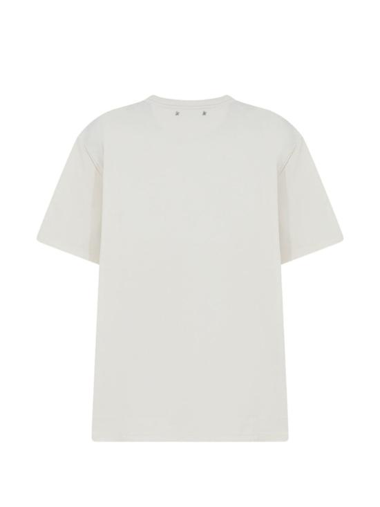 26FW 골든구스 반팔 티셔츠 GMP01220P002619 11560 HERITAGE WHITE - GOLDEN GOOSE