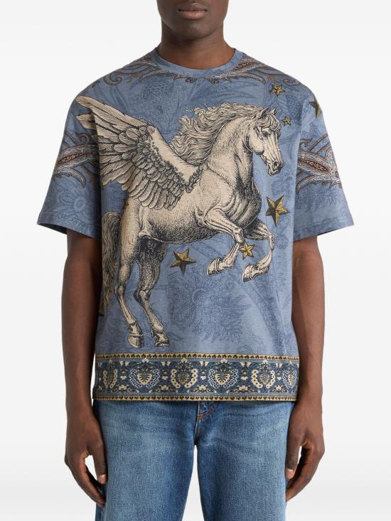 26FW 에트로 반팔 티셔츠 MRMA0004AK13Y X0883 - ETRO