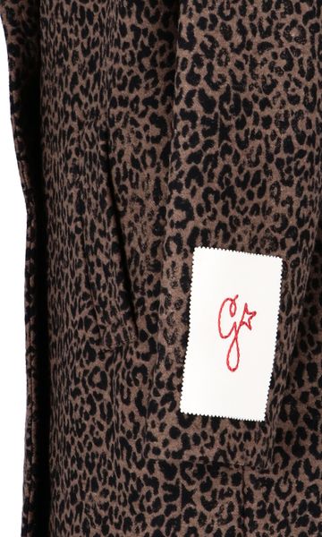 26FW 골든구스 COCOON 코쿤 싱글 브레스트 울 코트 GWP00566P000650 81399 LEOPARD - GOLDEN GOOSE