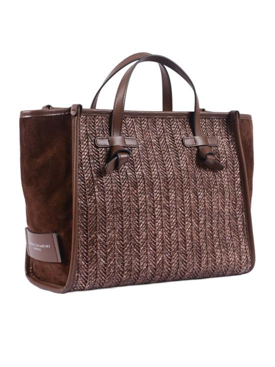 26SS 지아니 끼아리니 토트백 BS 9762 COMM MDN Brown - GIANNI CHIARINI