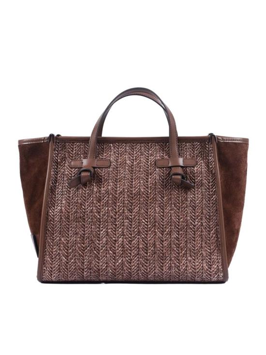 26SS 지아니 끼아리니 토트백 BS 9762 COMM MDN Brown