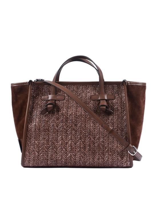 26SS 지아니 끼아리니 토트백 BS 9762 COMM MDN Brown - GIANNI CHIARINI