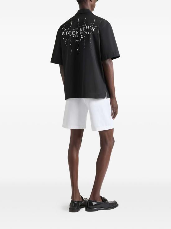 26FW 지방시 반팔 셔츠 BM616J165R001 BLACK - GIVENCHY
