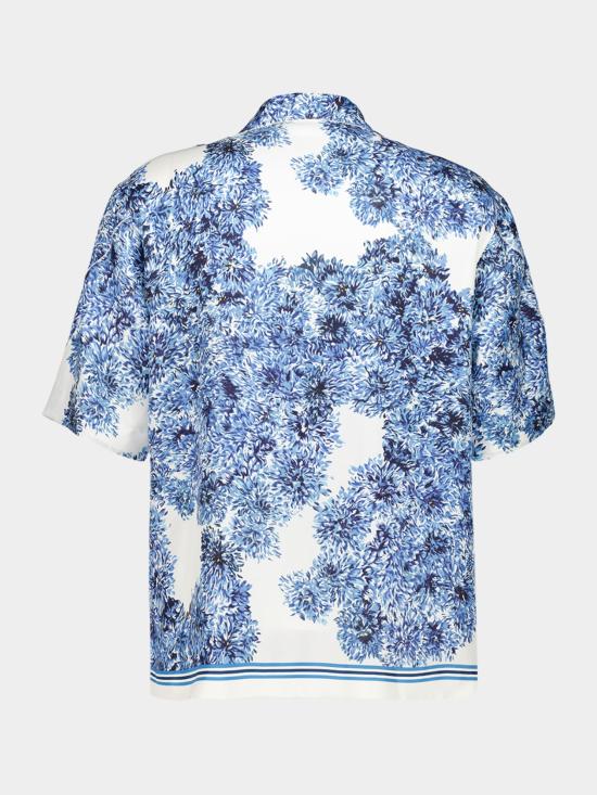 26FW 지방시 반팔 셔츠 BM61A01YMF400 BLUE - GIVENCHY