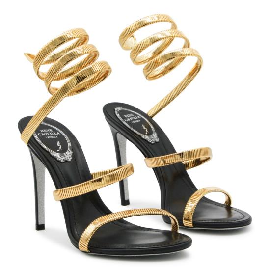 26FW 르네 카오빌라 샌들 C12839105NA01V017 Gold - RENE CAOVILLA