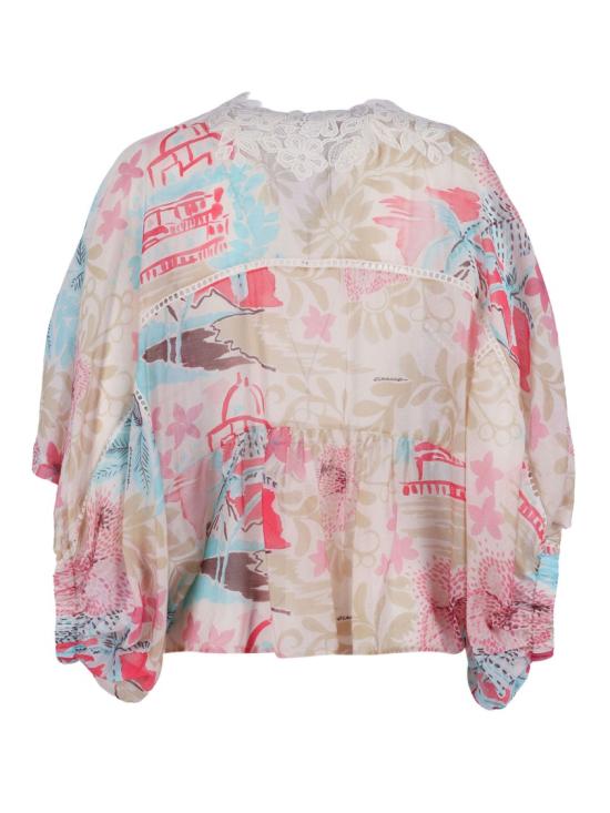 26SS 에르마노 설비노 탑 D48EK050EC4 Multicolor - ERMANNO SCERVINO