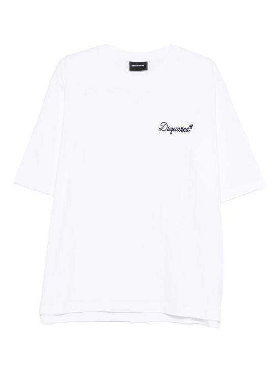 26FW 디스퀘어드2 반팔 티셔츠 S74GD1525D20106 100 White