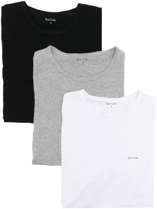 26FW 폴 스미스 반팔 티셔츠 M1A 389 M3PK 1A BLACK GREY WHITE DOM