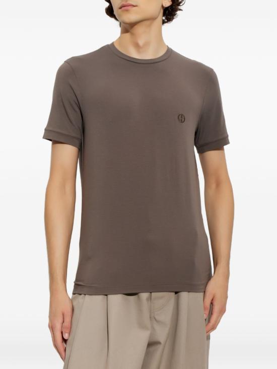 26FW 조르지오 아르마니 반팔 티셔츠 3GST52SJP4Z U6199 Mole - GIORGIO ARMANI