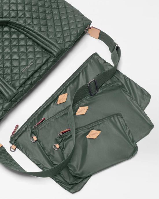  엠지 월리스 캐리어 Mz Wallace Large Metro Tote Deluxe Juniper - MZ WALLACE