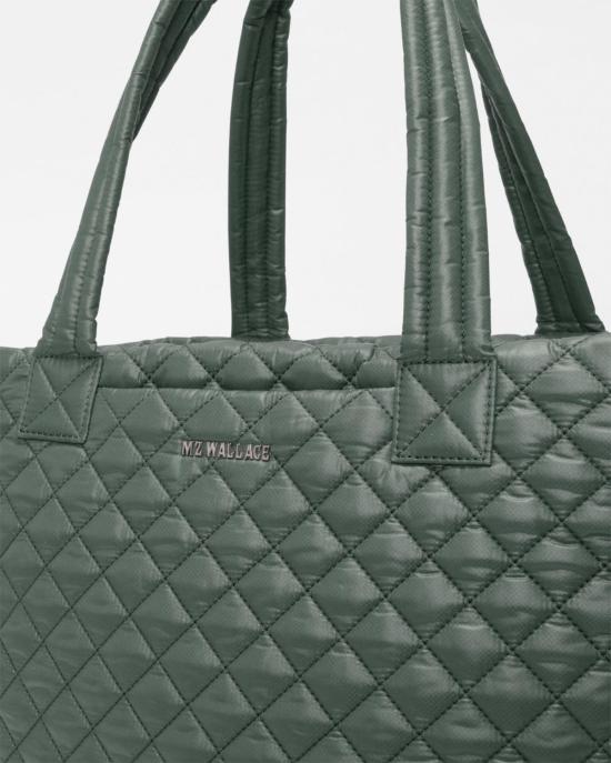  엠지 월리스 캐리어 Mz Wallace Large Metro Tote Deluxe Juniper - MZ WALLACE