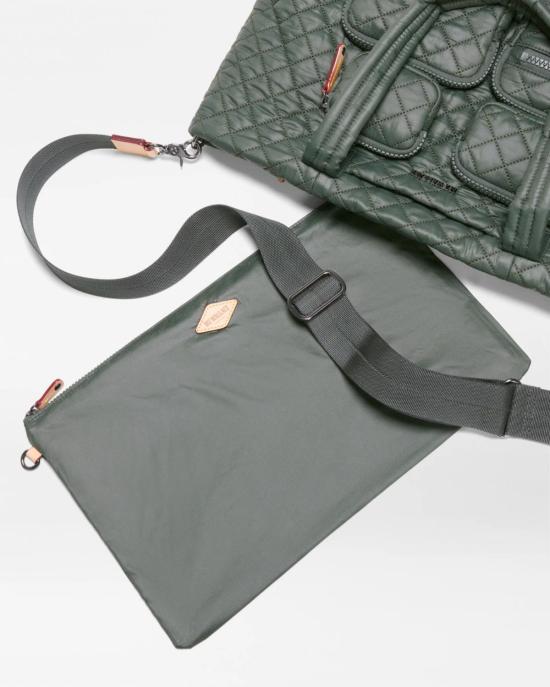  엠지 월리스 캐리어 Mz Wallace Medium Metro Travel Tote Juniper - MZ WALLACE