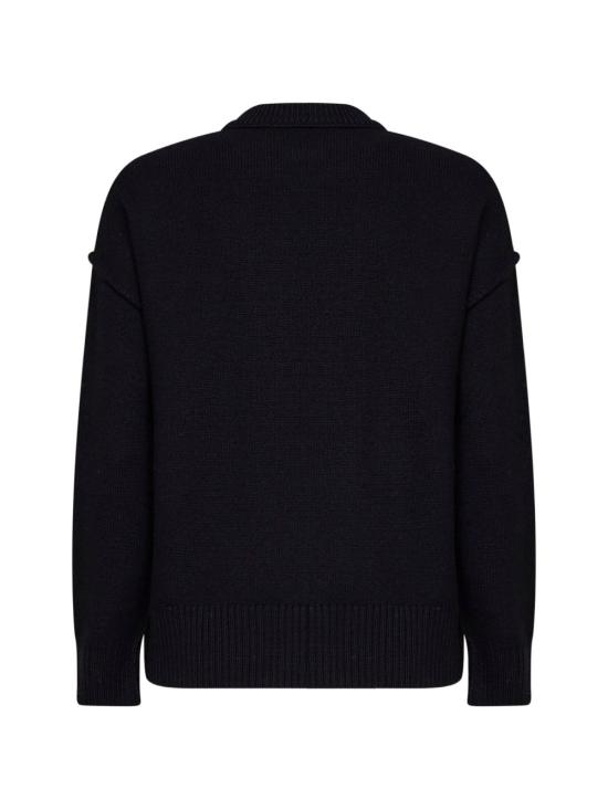 26FW 아미 빅 하트 울 크루넥 스웨터 UKS838 018009 Noir rouge - AMI