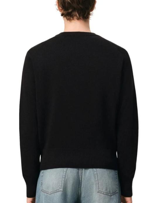 26FW 아미 ADC 울 V넥 가디건 HKC361 001009 Noir rouge - AMI