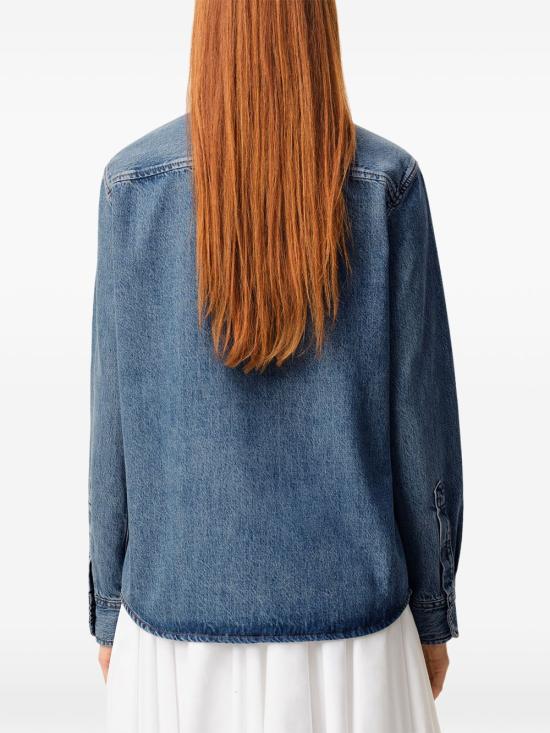 26FW 아미 데님 셔츠 USH786 DE0056480 Bleu - AMI