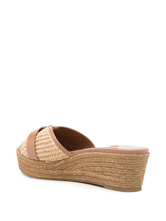 26FW 지미추 뮬/슬리퍼 LEDAWEDGE50UKN NATURALTOFFEE Marrone - JIMMY CHOO