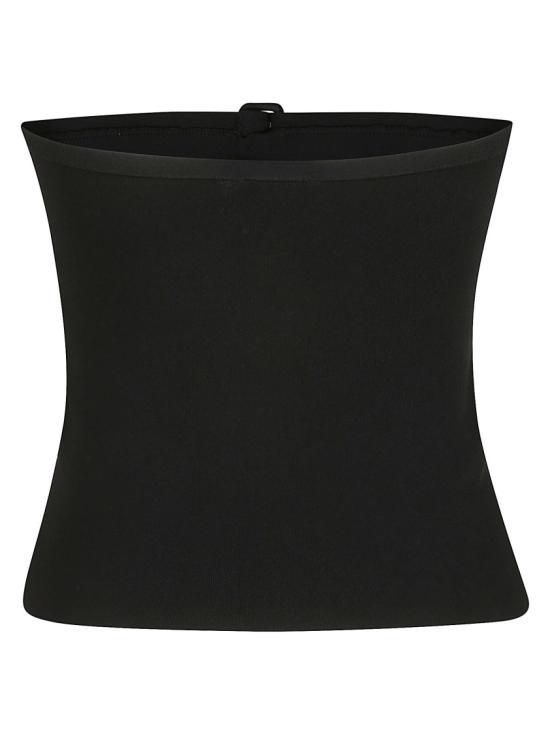 26SS 쿠레쥬 탑 226MTO526FI0063 Black - COURREGES