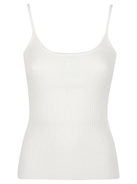 26SS 쿠레쥬 탑 PERMDE012FI0001 White