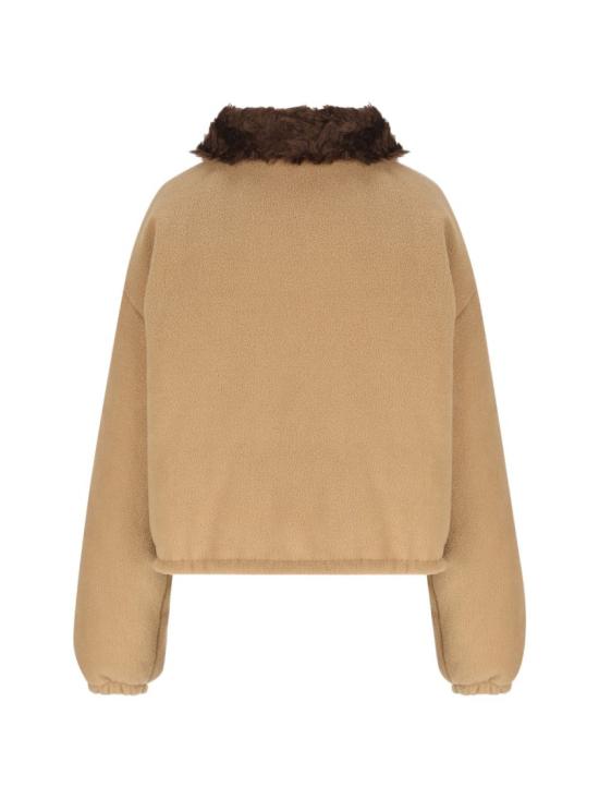 26FW 미우미우 루루 봄버 자켓 ML114717OQS OOOF0040 Brown - MIU MIU