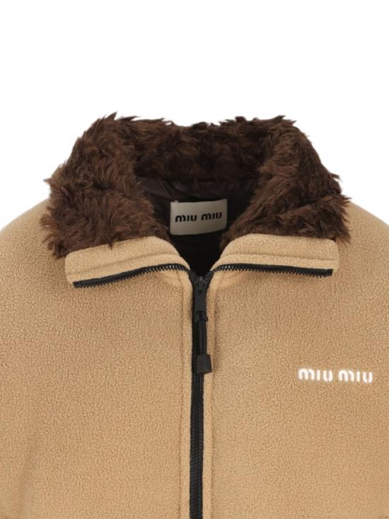 26FW 미우미우 루루 봄버 자켓 ML114717OQS OOOF0040 Brown - MIU MIU