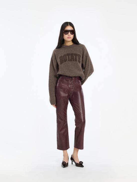 26FW 로테이트 스웨터 116928 614 Marrone - ROTATE