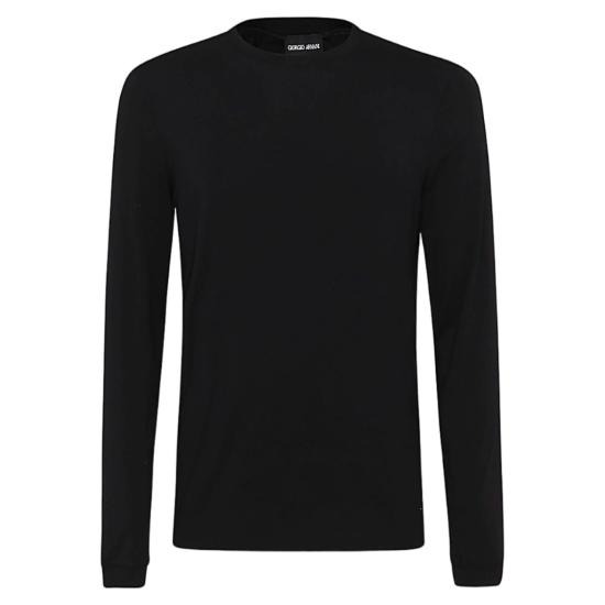 26FW 조르지오 아르마니 반팔 티셔츠 3GST51SJP4ZUC99 Black