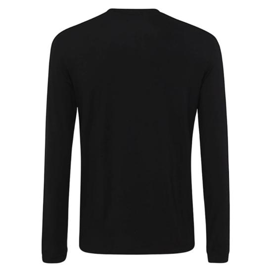 26FW 조르지오 아르마니 반팔 티셔츠 3GST51SJP4ZUC99 Black - GIORGIO ARMANI