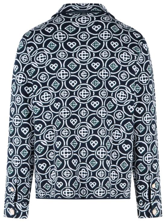 26FW 카사블랑카 긴팔 셔츠 M AW26 KW 1465 01 COTTON CC MONOGRAM Grey - CASABLANCA