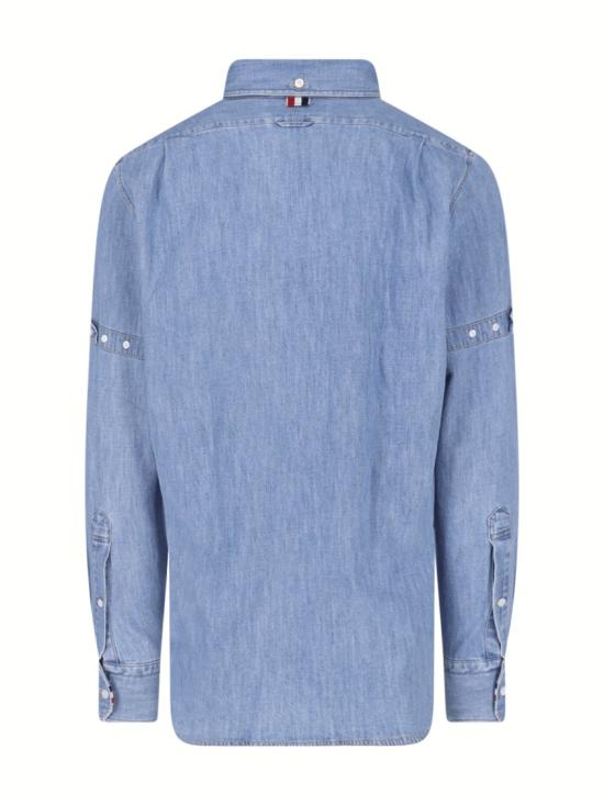 26FW 톰브라운 셔츠 MWL412O F1210480 Blue - THOM BROWNE