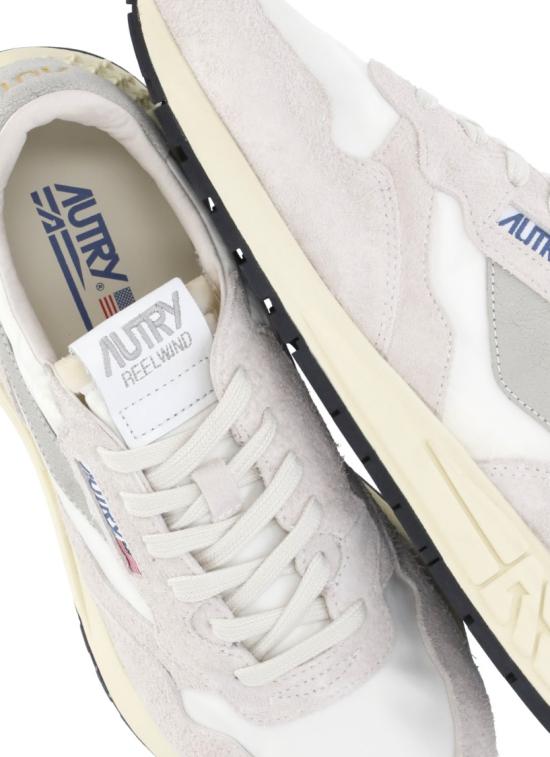 26FW 오트리 릴윈드 로우 나일론 스웨이드 스니커즈 WWLMNC04WHT NAT Neutrals - AUTRY