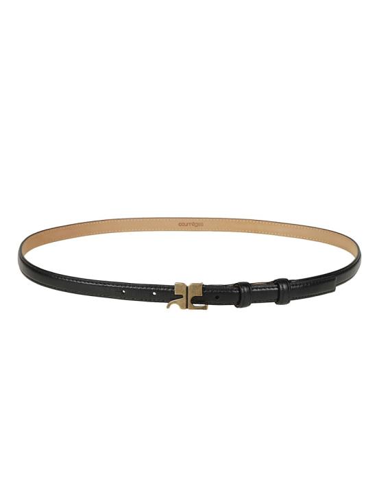 26SS 쿠레쥬 레귤러 벨트 126ACE021CV0050 Black - COURREGES