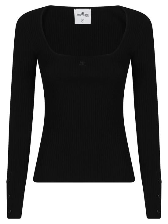 26SS 쿠레쥬 탑 126MTO479FI0001 Black