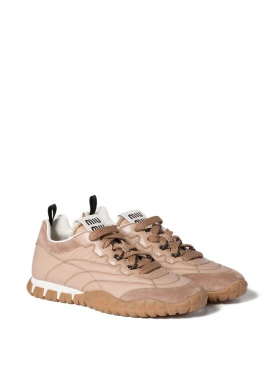 26FW 미우미우 타이어 테크니컬 스웨이드 스니커즈 5E417EZJMF 005F01DP Neutrals - MIU MIU