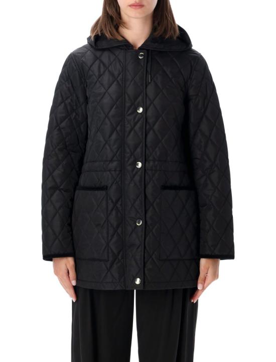 26FW 버버리 브롬리 후드 퀼팅 자켓 8110531C1900 Black