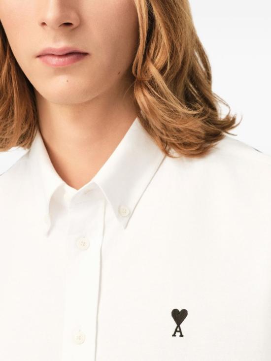 26FW 아미 셔츠 USH878 CO0031 168 White - AMI