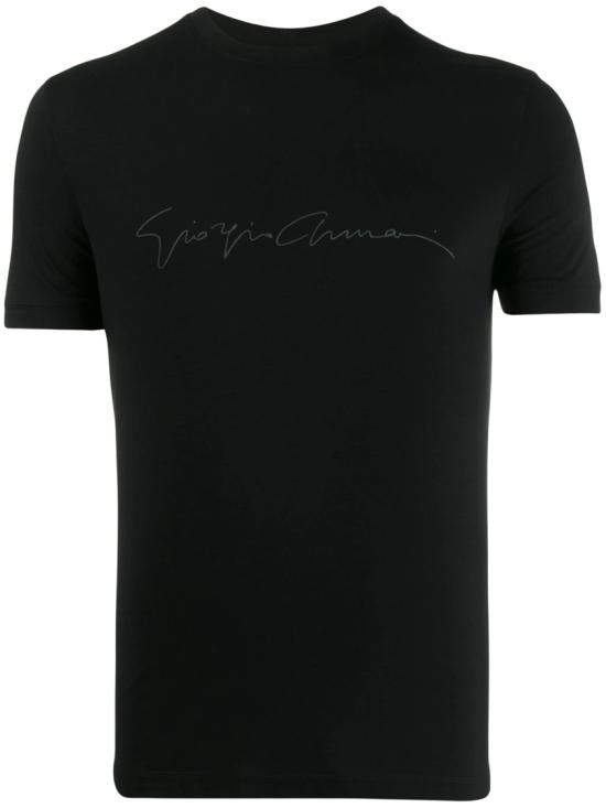 26FW 조르지오 아르마니 반팔 티셔츠 6GST56SJP4ZUC99 Black