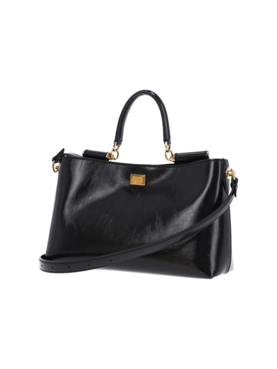 26FW 돌체앤가바나 Medium Vittoria calfskin 핸드백 BB7896 AZ00080999 Black - DOLCE & GABBANA