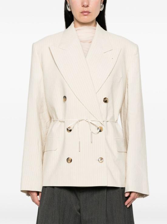 26SS 드리스 반 노튼 수트 자켓 0104413360005 White - DRIES VAN NOTEN