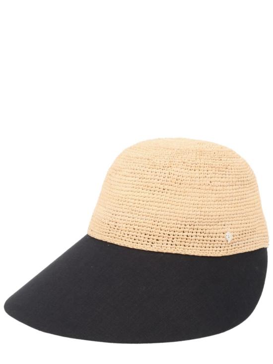 26SS 헬렌카민스키 블레이즈 린넨 라피아 캡 블레이즈 린넨 라피아 캡 HAT52299 NATURAL BLACK Neutrals - HELEN KAMINSKI