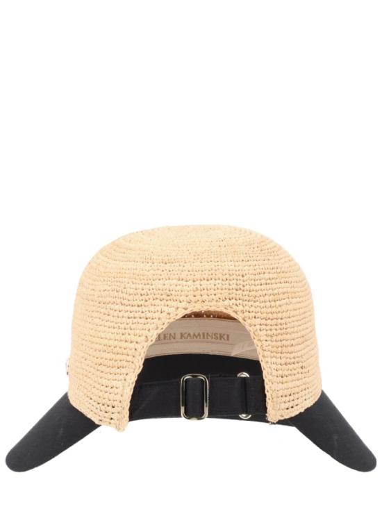 26SS 헬렌카민스키 블레이즈 린넨 라피아 캡 블레이즈 린넨 라피아 캡 HAT52299 NATURAL BLACK Neutrals - HELEN KAMINSKI