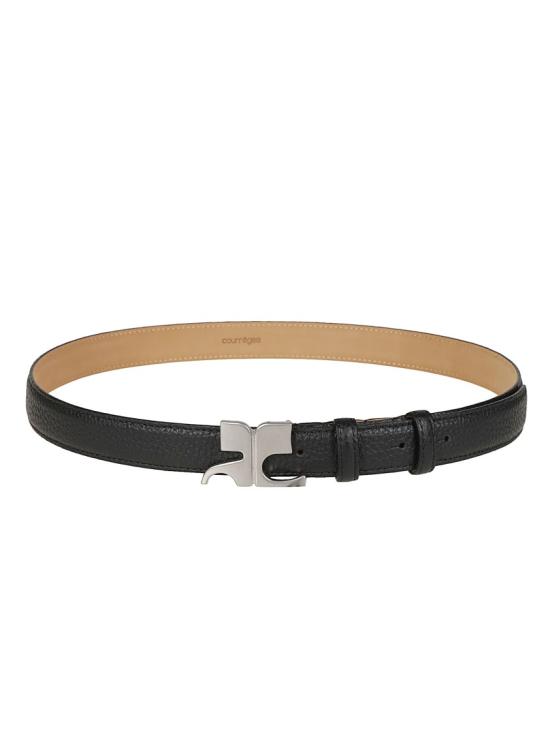 26SS 쿠레쥬 레귤러 벨트 126ACE024CR0070 Black - COURREGES