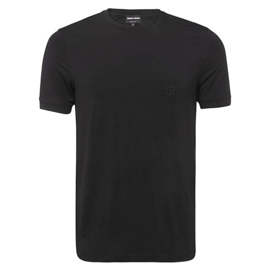 26FW 조르지오 아르마니 반팔 티셔츠 3GST52SJP4ZUC99 Black