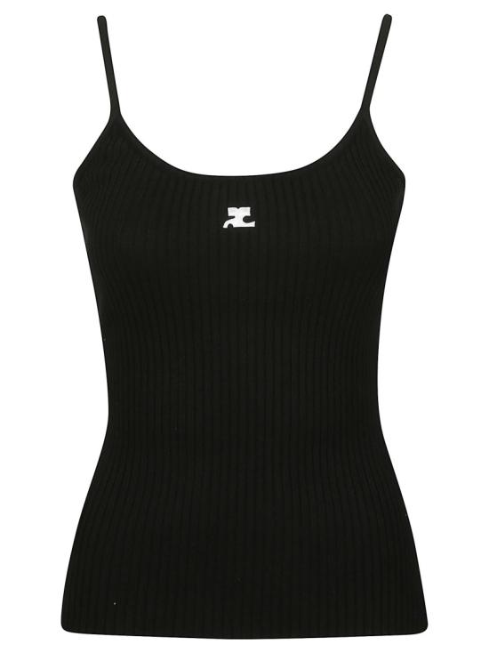 26SS 쿠레쥬 탑 PERMDE012FI0001 Black