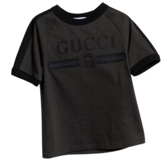 26FW [키즈] 구찌 티셔츠 864634 XJHW61073 Dusty dark grey