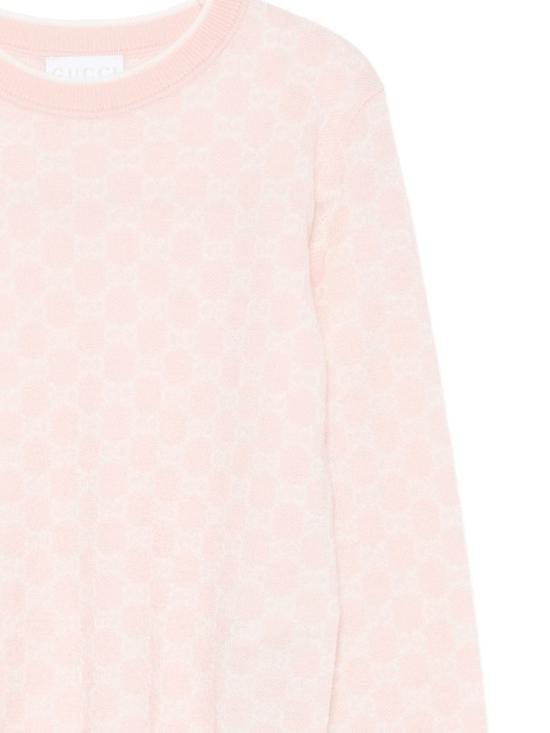 26FW [키즈] 구찌 GG 울 자카드 834349 XKEZO5012 Pale rose - GUCCI